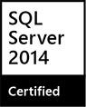Microsoft SQL 2014 certified badge