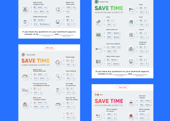 Keyboard Shortcuts Posters for MSP Customers